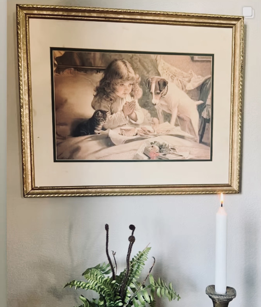 Gilt Framed Victorian Print